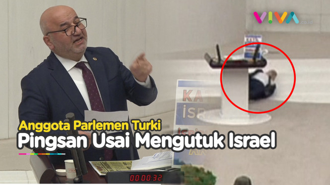 Anggota Parlemen Turki Ambruk Usai Caci Maki Israel