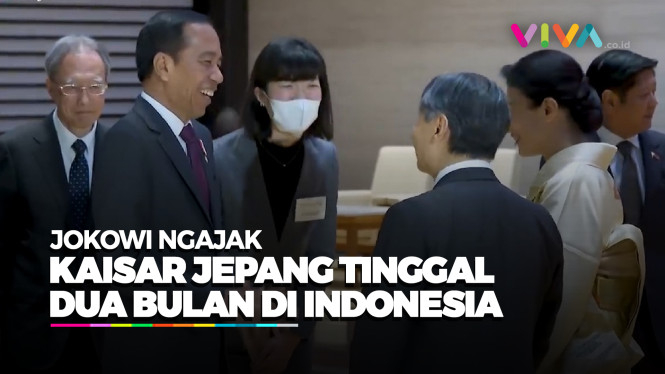 BESTIE! Jokowi Bikin Kaisar Jepang Ngakak Saat Pamit Pulang