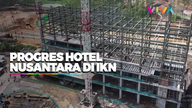 Penampakan Pembangunan Hotel Nusantara IKN, Jokowi: Selesai