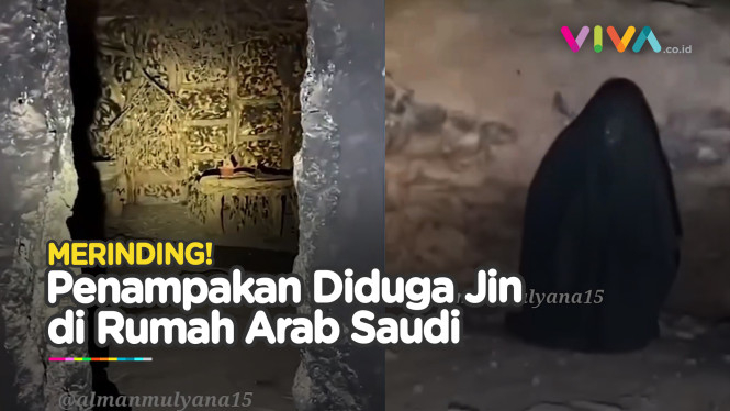 Penampakan Sosok Hitam Misterius Diduga Jin di Arab Saudi