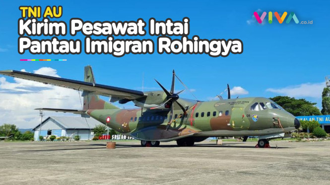 Penampakan Pesawat Intai Langit Aceh, Pantau Rohingya