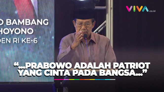 Puja Puji SBY Buat Prabowo: Dia Patriot yang Cinta Bangsa