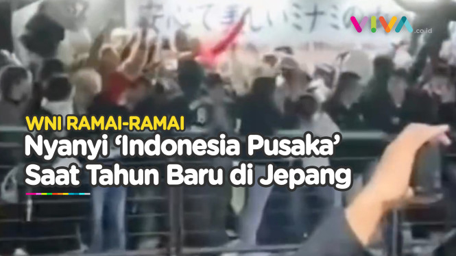Warga Jepang Kebingungan, WNI Nyanyi Lagu 'Indonesia Pusaka'