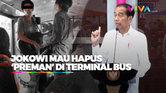 Jokowi Bahas Preman Saat Resmikan Terminal Bus di Jateng