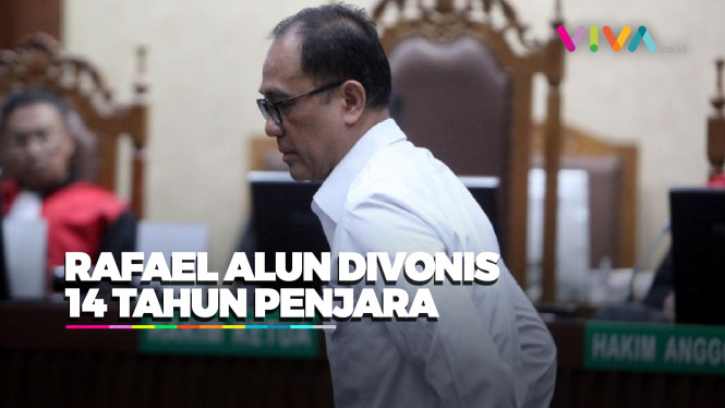 Rafael Alun Divonis 14 Tahun Penjara