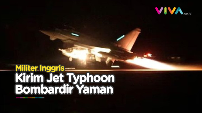 Kirim Jet Typhoon, Inggris Bantu AS Balas Dendam ke Yaman