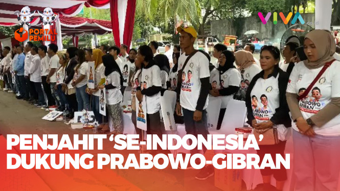 Penjahit 'se-Indonesia' Perkuat Kemenangan Prabowo-Gibran