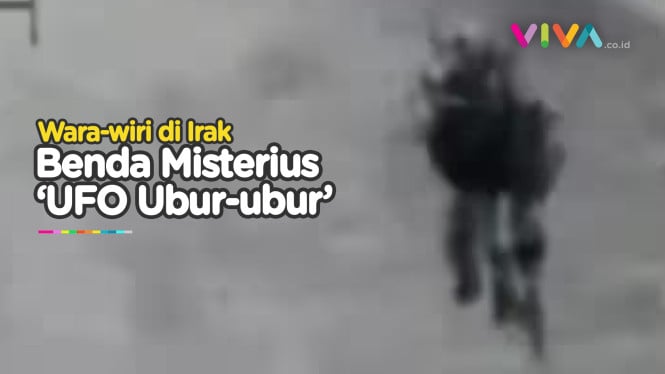 Video 'UFO Ubur-ubur' di Pangkalan Militer AS di Irak