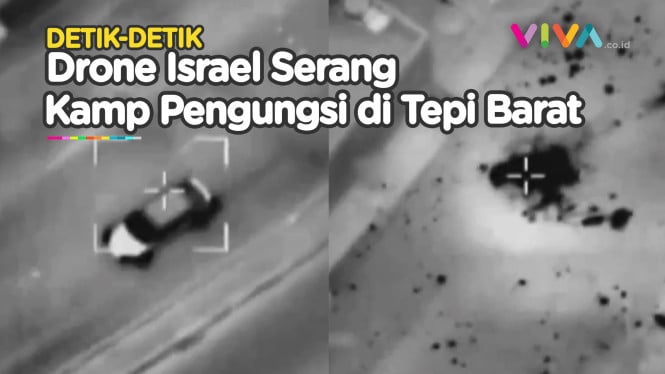 Serangan Drone Israel Ledakan Kamp Pengungsian Tepi Barat
