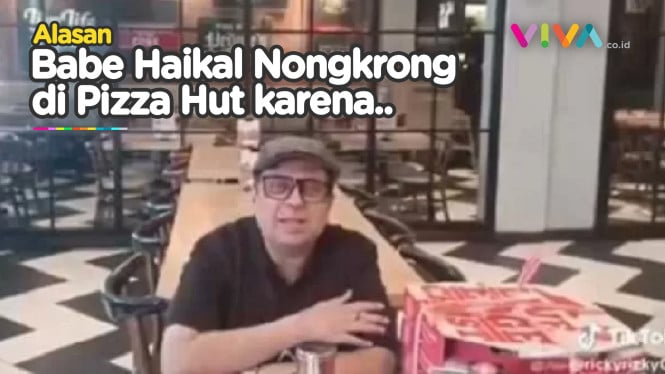 Klarifikasi Babe Haikal Promosi Pizza Hut Indonesia