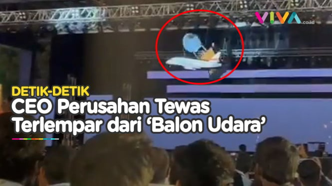 VIDEO Kematian CEO Perusahaan Besar Jatuh dari 'Balon Udara'