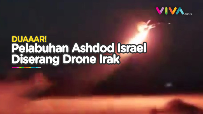 Serangan Drone Irak Hantam Pelabuhan Vital Ashdod