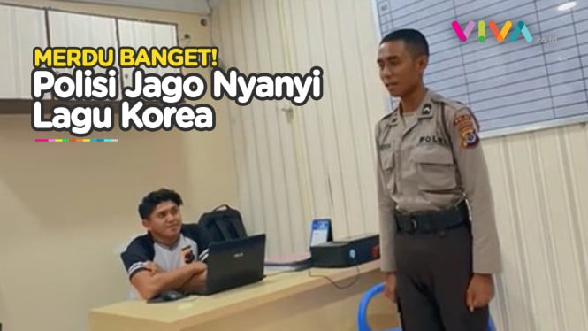 Polisi Jago Nyanyi Lagu Korea, Dipuji Jutaan Warganet