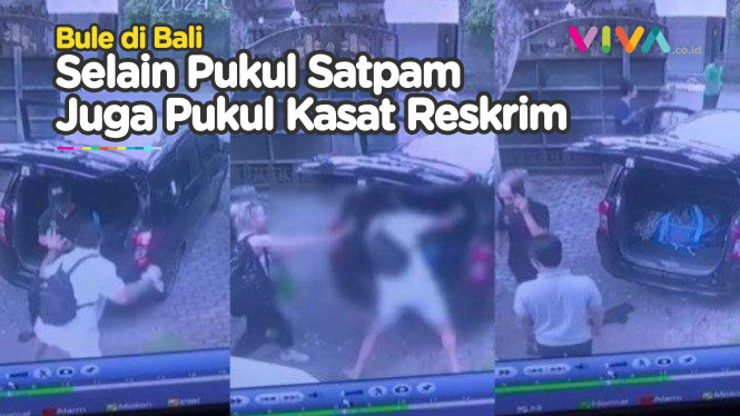 Pelaku Penganiayaan Satpam di Bali Bikin Onar Saat Ditangkap