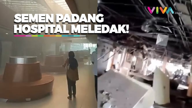 Puluhan Orang Berlarian, Rumah Sakit Semen Padang Meledak