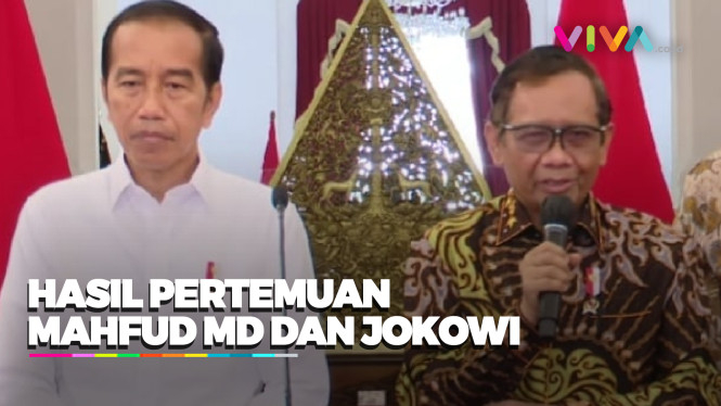 [FULL] Hasil Pertemuan Mahfud MD dan Jokowi di Istana Negara
