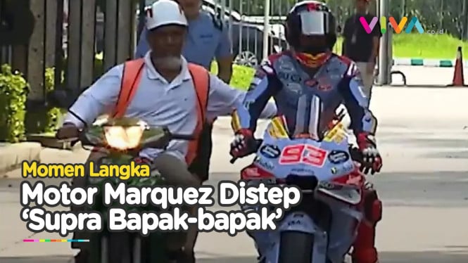 Aksi 'Supra Penyelamat' Motor Marquez di MotoGP Malaysia