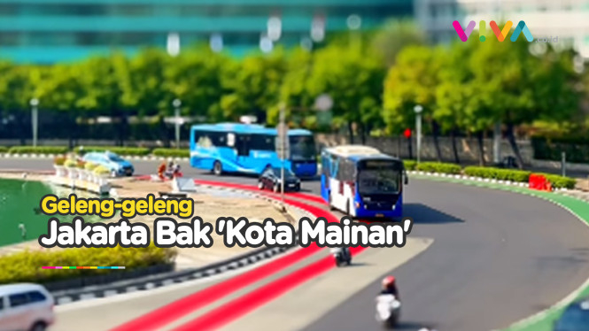 Keren!! Video yang Memperlihatkan Jakarta Seperti Mainan