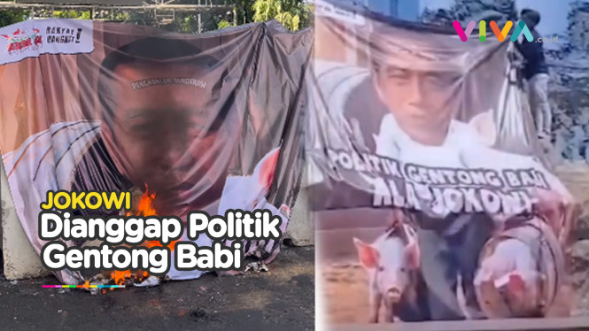 BEM SI ‘Sandingkan’ Jokowi dengan Babi di Patung Kuda