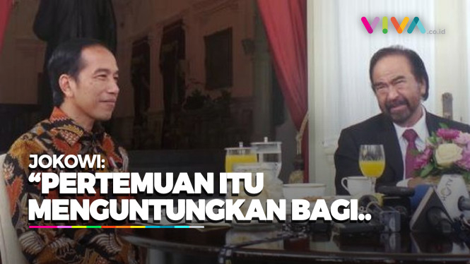 Jokowi Beberkan Isi Obrolan Bersama Surya Paloh