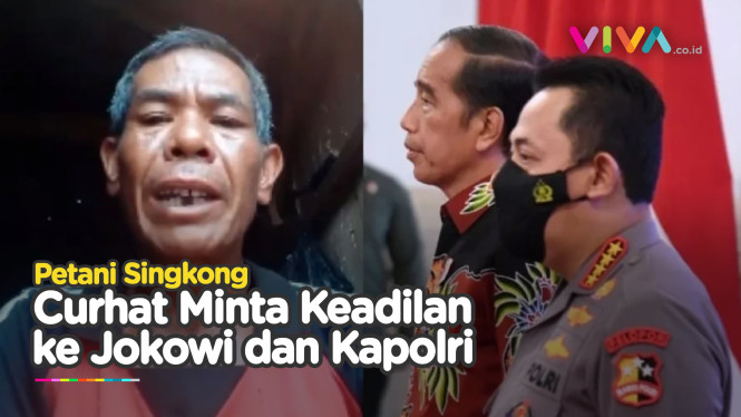 Petani Singkong Curhat Minta Keadilan ke Jokowi dan Kapolri