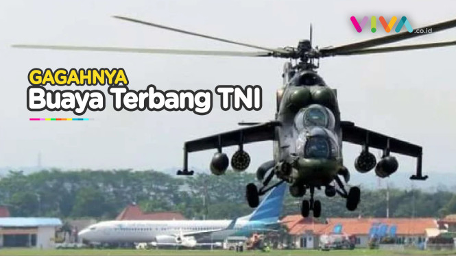 PENAMPAKAN Helikopter 'Buaya Terbang' Milik TNI AD