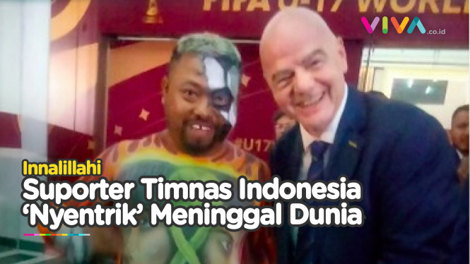 Suporter Timnas Indonesia yang Tampil Unik Meninggal Dunia