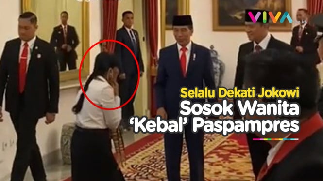 Wanita 'Kebal' Paspampres yang Berani Terobos Jokowi
