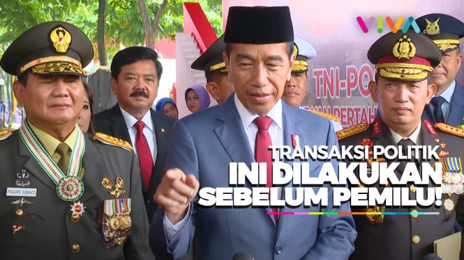 Jokowi Tepis Kenaikan Pangkat Prabowo  Transaksi Politik