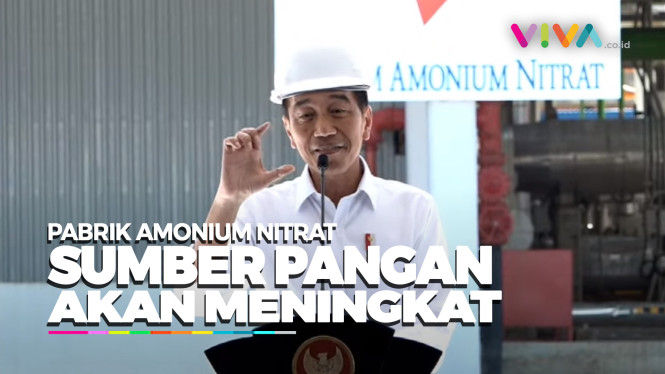 Jokowi Harap Kurangi Impor 21 Persen saat Resmikan Pabrik