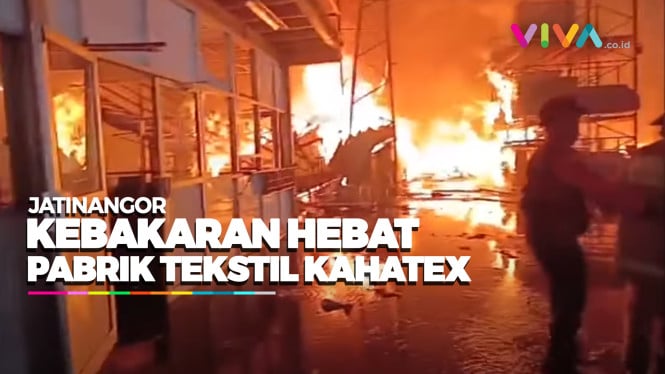 Kebakaran Terjadi di Pabrik Kahatex Jatinangor