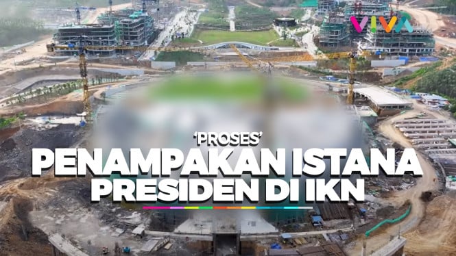 Terbaru! Potret Istana Presiden di IKN Kian Terlihat