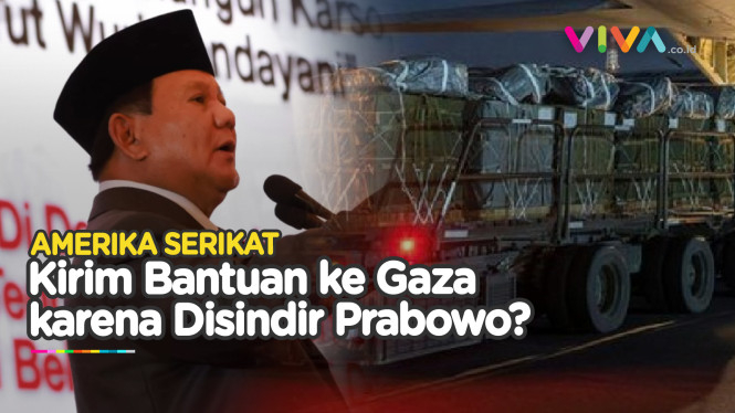 Diduga Tertusuk Kalimat Prabowo, AS Kirim Bantuan ke Gaza