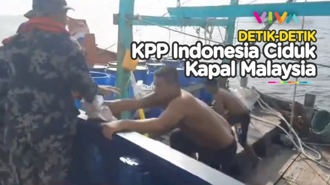 VIDEO Kapal Malaysia Kejar-kejaran dengan KPP Indonesia