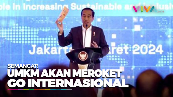 Jokowi Pastikan Pemerintah Dukung UMKM Go Internasional