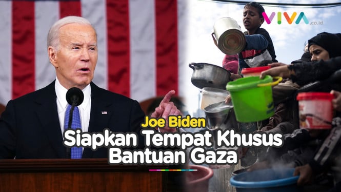 Joe Biden Perintahkan AS Bangun Pelabuhan Bantuan Untuk Gaza