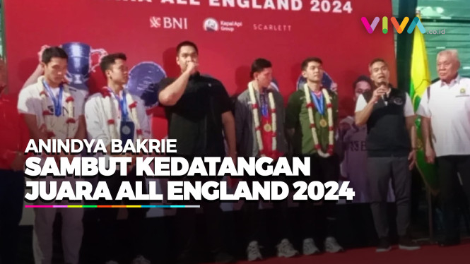 Anindya Bakrie Sambut Kedatangan Juara All England 2024