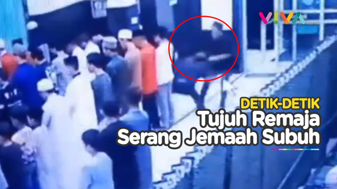 Pemuda Terobos Masuk Masjid, Serang Jemaah Salat Subuh