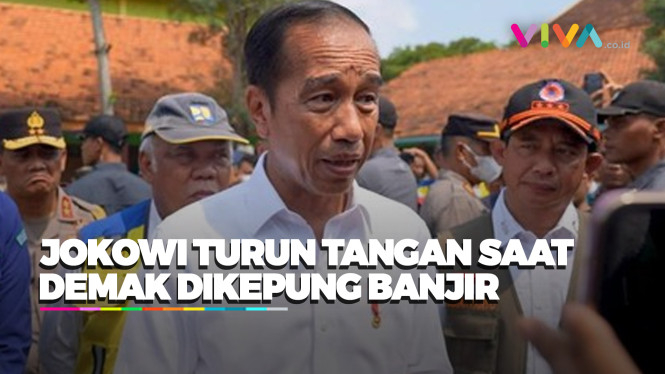Jokowi Blak-blakan Penyebab Banjir di Demak