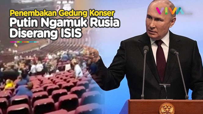 Putin Bersumpah Akan Bantai Dalang Serangan Konser di Rusia