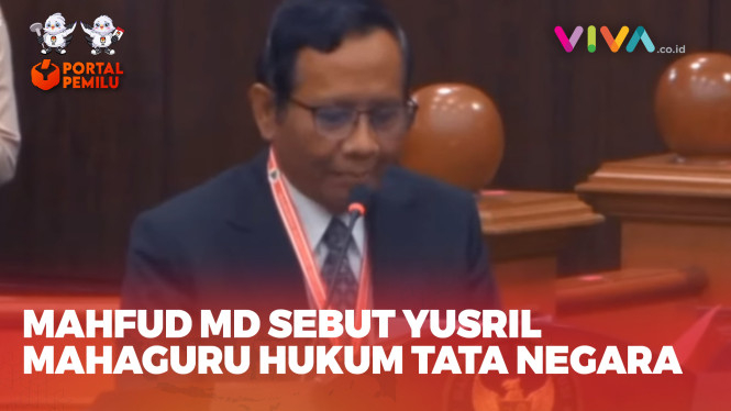 Mahfud MD Ajari Hakim MK Suhartoyo hingga Terbengong