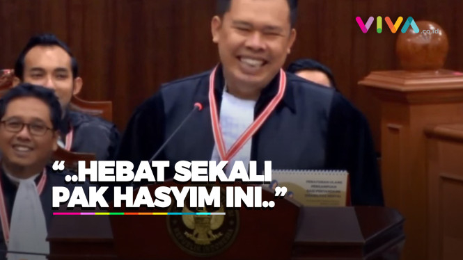 Hakim MK Tertawa Saat Tim Hukum KPU Sebut Hasyim Asy'ari