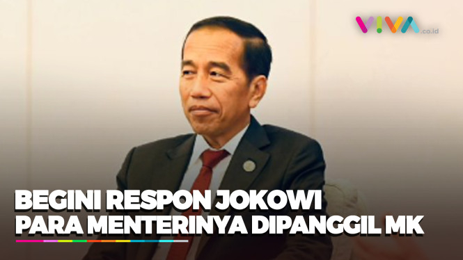 4 Menterinya Dipanggil MK, Jokowi Beri Kepastian Soal Ini