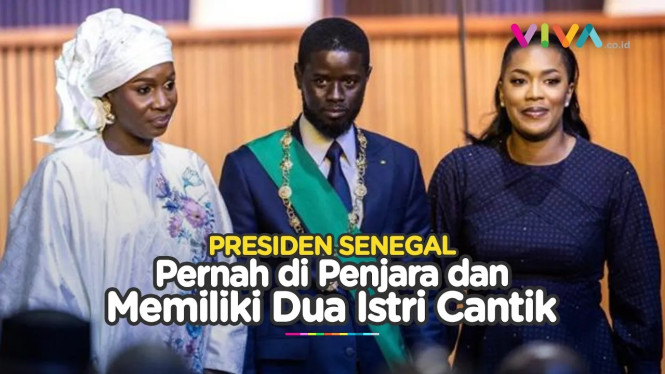 Momen Presiden Baru Senegal Pamer 2 Ibu Negara