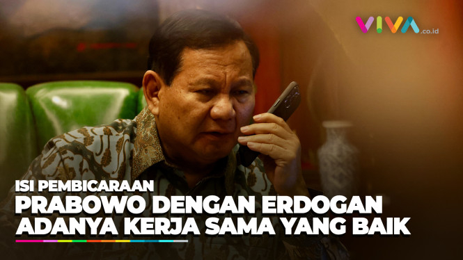 FULL Isi Pembicaraan Mesra Prabowo Subianto dan Erdogan
