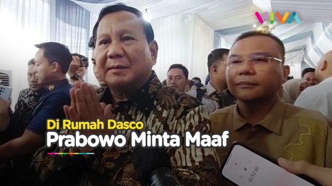 Sambangi Rumah Dasco, Prabowo Minta Maaf ke..