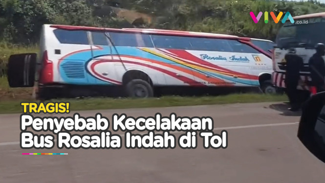 Bus Rosalia Indah Kecelakaan di Tol, 7 Orang Tewas