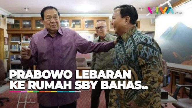 Kunjungan Prabowo ke Kediaman SBY di Momen Lebaran