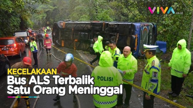 Bus ALS Menuju Jakarta Kecelakaan, Satu Orang Meninggal