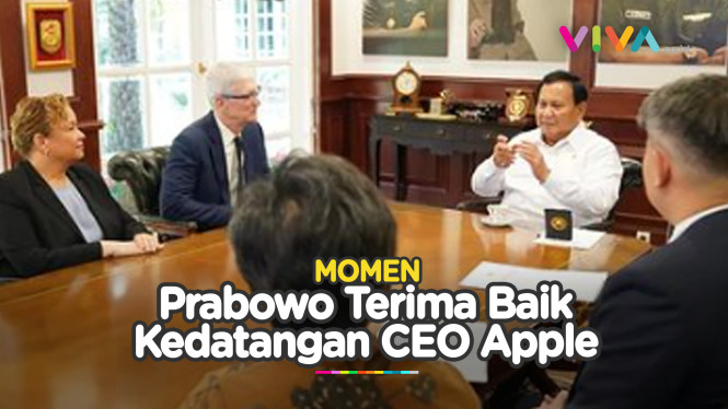 Prabowo dan CEO Apple Tim Cook Akrab, Sinyal Kolaborasi?